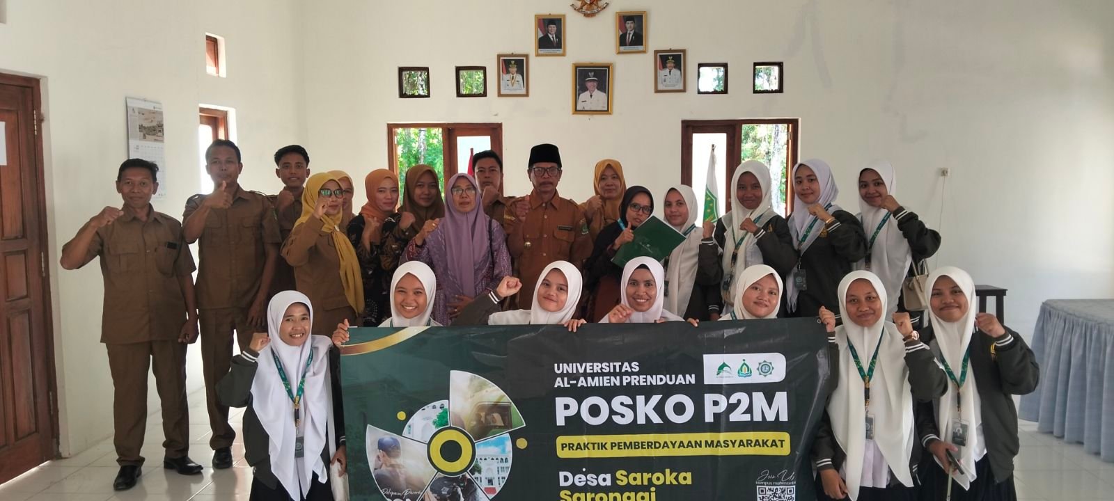 Resmi Diterjunkan di Desa Saroka, Mahasiswi Praktik Pemberdayaan Masyarakat (P2M) Universitas Al-Amien Prenduan Awali Pengabdian dengan Penguatan Sinergi Bersama Masyarakat